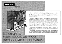 Uher 10000-Royal-de-Luxe - Owners Manual-1